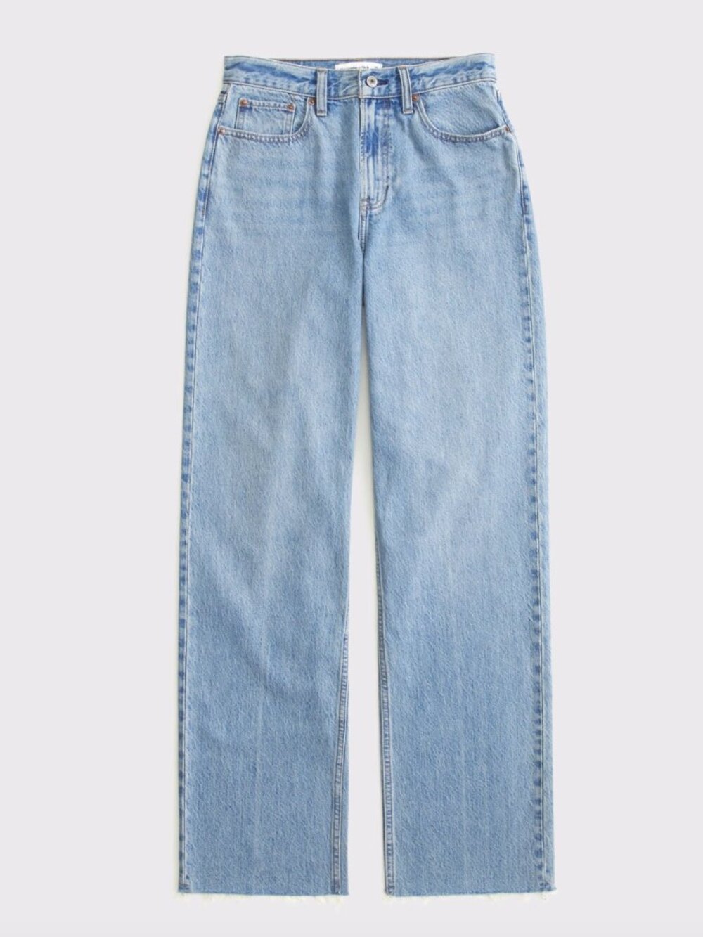 Abercrombie & Fitch High Rise Loose Jeans Light Size 32L